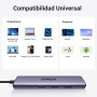 UGREEN Revodok 105 Hub USB C HDMI 4K Adaptador Tipo C 5 en 1 con 100W PD Carga Compatible con MacBook Pro Air M3 M2 M1, iPad,