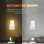 GRIFEMA GD101-1 Luz Nocturna Infantil 3 Niveles de Brillo Ajustables, Luz Nocturna con Sensor de Luz para Habitación de Niños,