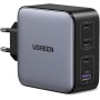 UGREEN Nexode 100W Cargador USB C GAN 4 Puertos, Enchufe de Pared Quick Charge Compatible con Samsung Galaxy S23/S22/S21/S20,