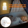 GRIFEMA GD101-1 Luz Nocturna Infantil 3 Niveles de Brillo Ajustables, Luz Nocturna con Sensor de Luz para Habitación de Niños,