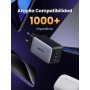 UGREEN Nexode Cargador 65W con 3 USB C, Adaptador de Corriente GaNInfinity de Carga Rápida PPS de 45W Compatible con MacBook Pro