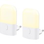 GRIFEMA GD101-1 Luz Nocturna Infantil 3 Niveles de Brillo Ajustables, Luz Nocturna con Sensor de Luz para Habitación de Niños,