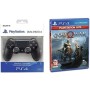 Sony - Dualshock 4 V2 Mando Inalámbrico, Color Negro V2 (PS4) + GOW Hits