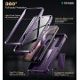 Dexnor Funda de Cuerpo Completo para Samsung Galaxy A54Marco Frontal Doble y Soporte, Tecnología de Amortiguador, Protección