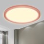 LQWELL® Lámpara de Techo LED Lámpara de Techo, IP44 Lámpara de Baño Impermeable Redonda Plana 18W 6000K 1600LM Delgada para Sala