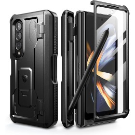 Dexnor Funda para Samsung Galaxy Z Fold 4 5G Caso de teléfono móvil, Doble Carcasa Robusta de Cuerpo Completo con Protector de