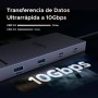 UGREEN Revodok Pro 2102 10Gbps Docking Station Doble HDMI 4K 60Hz Hub USB C Ethernet RJ45 Gigabit PD 100W Adaptador Tipo C 3.2