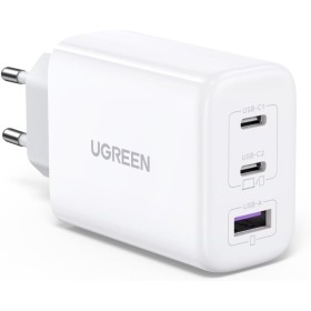 UGREEN Cargador USB C 65W, Adaptador de Corriente Type A PD 3.0 PPS Compatible con Galaxy S24/S23/S22/S21, MacBook, iPad