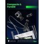 UGREEN Uno Cargador USB C 65W, Adaptador de Corriente Type C GAN de 3 Puertos Carga Rápida Compatible con MacBook Pro, iPhone 16