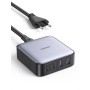 UGREEN Nexode 65W Cargador USB C 4 Puertos con Cable de AC 2M, Adaptador de Corriente Compatible MacBook M1 M2 M3, iPhone 16