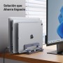 UGREEN Soporte Vertical para Portátil Ajustable con 3 Ranuras, Elevador Laptop Stand de Mesa Compatible con MacBook Pro/Air,