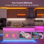 TVLIVE Tira LED, Luces LED Habitación 20 metros, LED Strip lights RGB, Sincronización Musical Bluetooth, 28 Modos, Control de