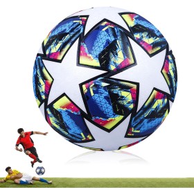 Auirshiky Balón de fútbol Championsleague, tamaño 5 para niños y adultos aficionados al fútbol, artículo de fútbol, regalo de