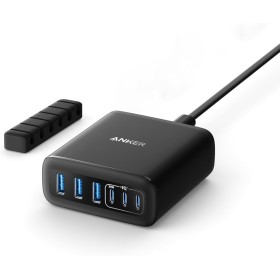 Anker Cargador USB-C, Estación de Carga de 6 Puertos con Salida de 112 W, para iPhone 16/16 Plus/16 Pro/16 Pro Max/15/14/13