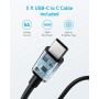 Anker Cargador USB C de 67 W, cargador rápido compacto PIQ 3.0 de 3 portas para MacBook Pro, iPad, Galaxy, Pixel e muito mais