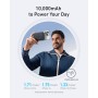 Anker MagGo Power Bank, Batería Magnética Ultrafina de 10.000 mAh, Cargador Portátil Ultrarrápido de 15 W con Certificación Qi2