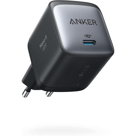 Anker Nano II - Cargador USB-C de 65 W con Carga rápida, tecnología GAN II, Compatible con MacBook Pro/Air, Galaxy S20/S10,