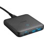 Anker Cargador de Pared Delgado PowerPort Atom III con Dos Puertos USB-C (65W máx.), 4 Puertos PIQ 3.0 y GAN, para portátiles