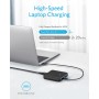 Anker Cargador de Pared Delgado PowerPort Atom III con Dos Puertos USB-C (65W máx.), 4 Puertos PIQ 3.0 y GAN, para portátiles