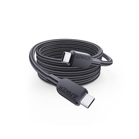 Anker cable usb c carga rapida, cable usb c de 240W con doble trenzado de nylón, para iPhone 16/15, MacBook Pro 2020, iPad Pro