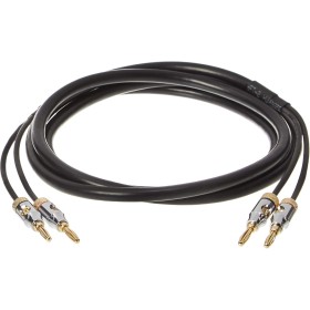 Amazon Basics Cable de altavoces 16 AWG con puntas de Conector tipo banana chapadas en oro (4 mm), CL2, 99,9 % libre de oxígeno,