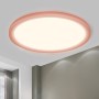 LQWELL® Lámpara de Techo LED Lámpara de Techo, IP44 Lámpara de Baño Impermeable Redonda Plana 18W 6000K 1600LM Delgada para Sala