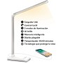 SLATOR Lámpara Escritorio LED, Flexo de Escritorio (Cuidado Ocular, Puerto USB, 5 Modos,10 Niveles de Brillo,Temporizador de