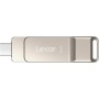 Lexar D40E 128 GB Unidad de Almacenamiento USB 3.2 Gen 1 Type-C Unidad Flash USB-C Carcasa de Metal Diseño Giratorio Unidad