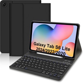 Funda Teclado para Samsung Galaxy Tab S6 Lite 2024/2022/2020 10,4", Funda con Teclado Español Ñ para Galaxy S6 Lite Tablet,