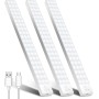 OUILA Luz LED Armario con Sensor Movimiento Blanco Natural 5000K 36 LEDs 4 Modos Luz LED Magnética Adhesiva USB Recargable