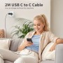 45W Cargador USB C Carga Rapida Enchufe Compatible con Samsung Galaxy S24/S23/S23+/S23 Ultra/S22/S21/S20/Note20/A73/A53/S10 con