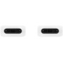 Samsung EP-DA705BWEGWW Cable USB Type-C para USB Type-C, 1 m, 60 W, blanco