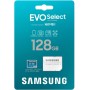 Samsung EVO Select (2024) Tarjeta microSD + Adaptador SD, 128 GB, Tarjeta de Memoria para Smartphone y Tablet, UHS-I U3, 4K UHD,