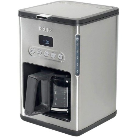 Krups KM442D Independiente - Cafetera (Independiente, Cafetera de filtro, 1,25 L, 1000 W, Acero inoxidable)