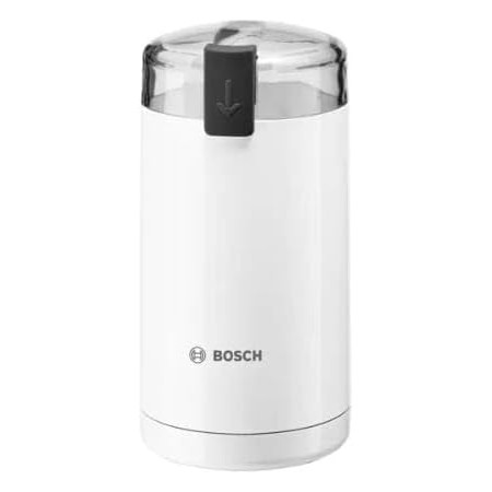 Bosch Hogar Molinillo de café eléctrico, Color Blanco, 180 W