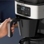 Krups First – Cafetera de filtro 1,25 L, acero inoxidable, temporizador 24 horas, selector de intensidad de la infusión, cabezal