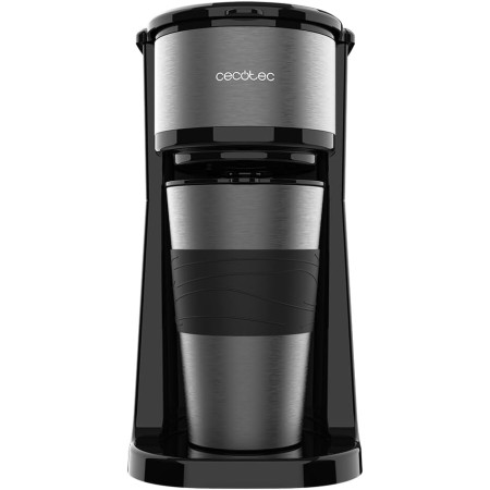 Cecotec Cafetera de Goteo con Termo Portátil Coffee 66 Drop&Go. 700 W, Capacidad 420 ml, Boquilla Antigoteo, Filtro Permanente o