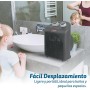 Calefactor de baño Grunkel de bajo consumo, hasta 2000W, 3 modos, 6 niveles de potencia, antivuelco y sistema de protección