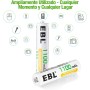 EBL Gold Estilo Pilas AAA Recargables 1100mAh, Alta Capacidad, Precargadas, Paquete de 8