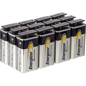 Energizer Industrial 9V - Baterías alcalinas (Pack de 12)