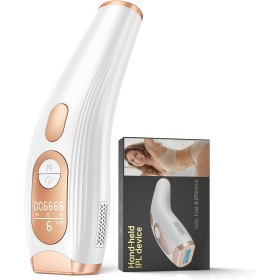 3 en 1 Depiladora Laser, 600NM-1200NM IPL Depiladora de Luz Pulsada, 9 Niveles Energía Laser Depilacion para Hombres Mujeres y