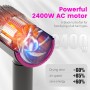 AIUNAOM 2400W Secador de Pelo Profesional, Secador Pelo Ionico Silenciosos con 1 Difusor y 2 Concentradores, 3 Ajustes de