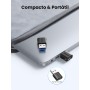 UGREEN Adaptador USB a Tipo C 3 Pack 10Gbps Convertidor Machoa a Hembra 3.2 Compatible con iPhone 16/15/14 Plus Pro MAX CarPlay