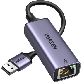 UGREEN Adaptador de Red USB 3.0 a Ethernet Gigabit 1000Mbps Compatible con Consola de Switch Convertidor Rj45 Giga LAN Tarjeta