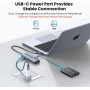 UGREEN Hub USB C a Ethernet 6 en 1 1000Mbps Adaptador LAN a Thunderbolt 3 Type C 10Gbps Compatible con iPhone 16 Plus Pro MAX 15