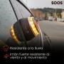 SOOS Luz Emergencia Coche Homologado DGT, con SIM y Datos Pagados hasta 2038, Baliza v16 Homologada dgt con Geolocalizador,