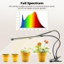 bseah - Luz de cultivo de plantas para plantas de interior, luz de crecimiento de espectro completo, 3 modos y regulable de 10