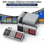 Tihokile Mini Consola de Juegos Retro Clásica, 620 Juegos Clásicos Incorporada, Sistema de Entretenimiento Retro con 2