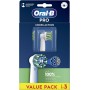 Oral-B Pro CrossAction Recambios para Cepillo de Dientes Eléctrico, Pack de 8 Cabezales, Blanco - Originales