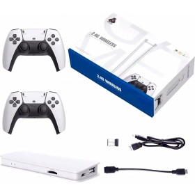 Consola Retro M15 PRO 4K HDMI con 20,000 Juegos Clasicos | 64 GB | 2 Mandos Inalámbricos | 2 Jugadores | Emuladores de PS1,